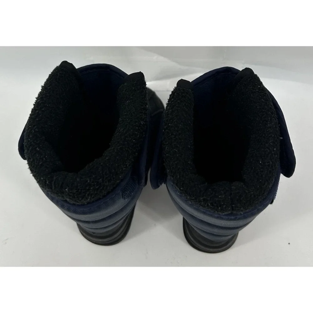 Polo Ralph Lauren Navy Blue Slip On Snow Boots Toddler‎ Size 7